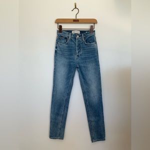 Denim Forum Yoko High Rise Slim Jeans 28L